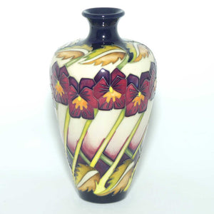 Moorcroft The Dames Pansy 72/6 vase