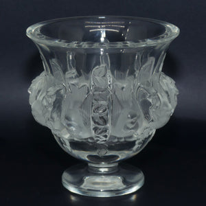 Lalique France Frosted Dampierre vase | #1