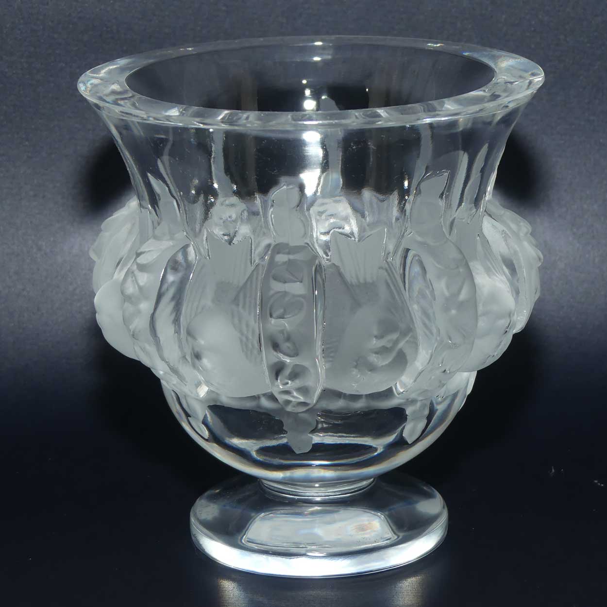 Lalique France Dampierre vase