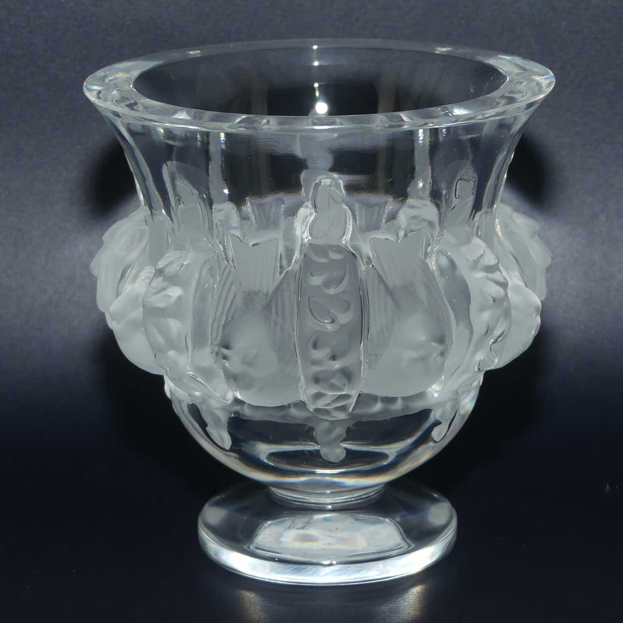 Lalique France Dampierre vase