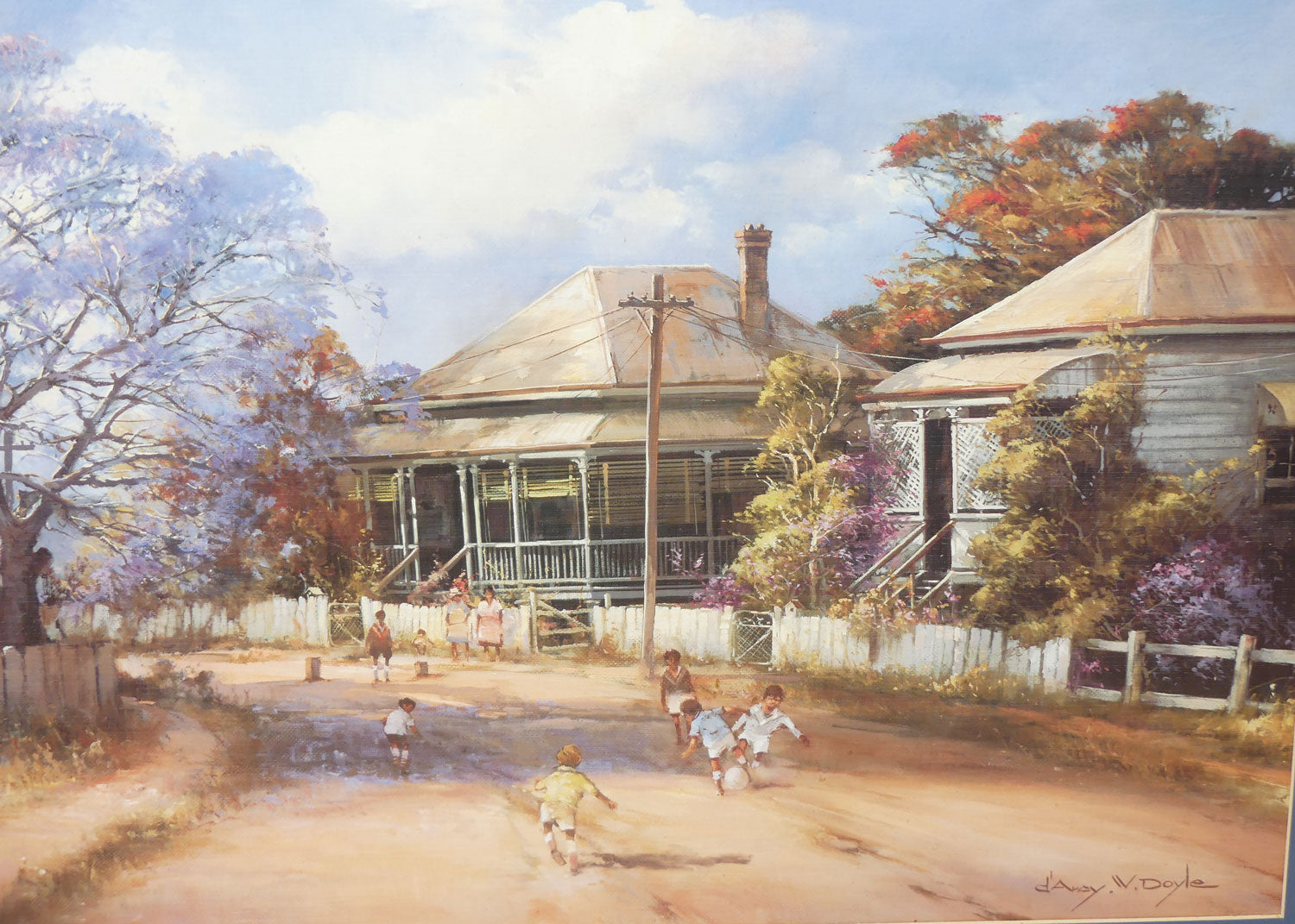 Darcy W Doyle | Framed Print | The Budding Socceroos