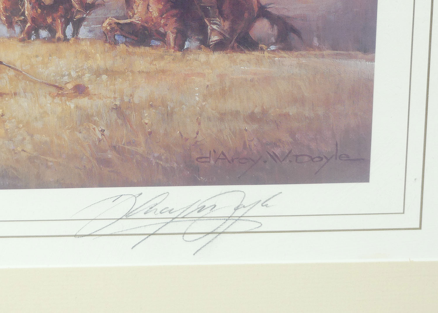 Darcy W Doyle gilt framed print | Jolly Swagman | Artist Signed