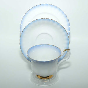 Royal Albert Bone China Rainbow series trio | Dark Blue | Montrose shape