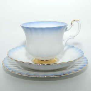 Royal Albert Bone China Rainbow series trio | Dark Blue | Montrose shape