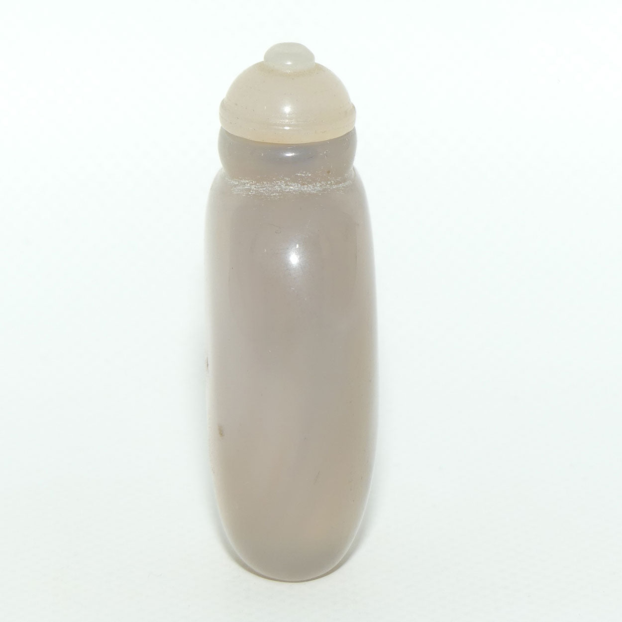 Chinese Snuff Bottle | Natural Agate with a Dash of Orange