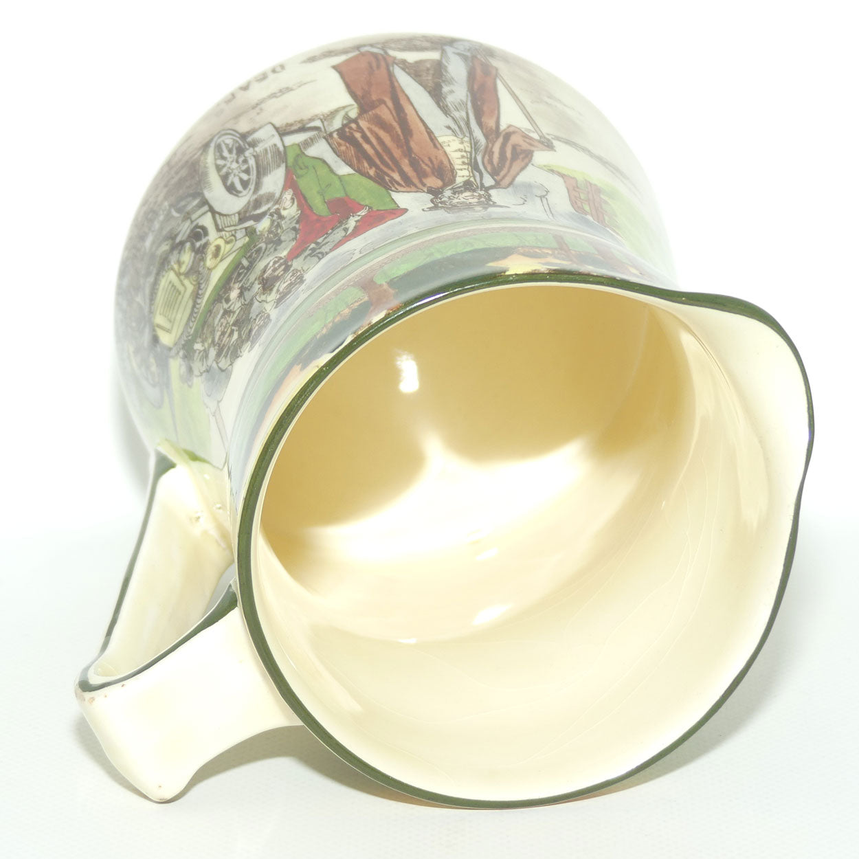 Royal Doulton Early Motoring Simon shape jug D2406: Deaf
