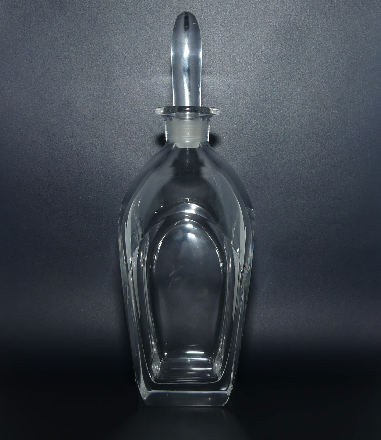 Mid Century European design Orrefors Crystal decanter