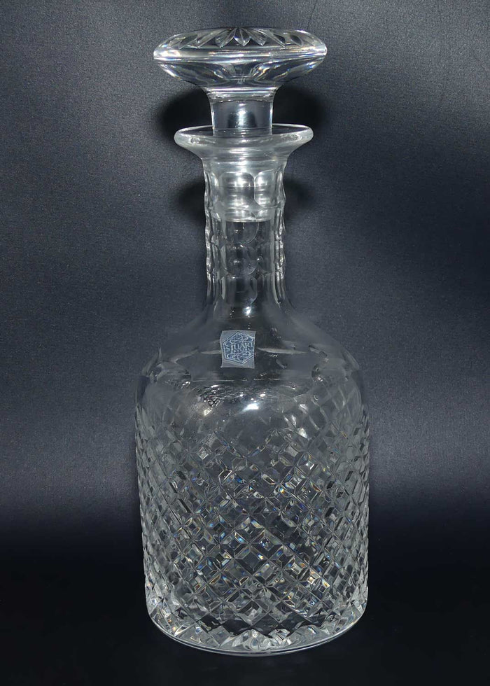 Stuart Crystal England mushroom top decanter