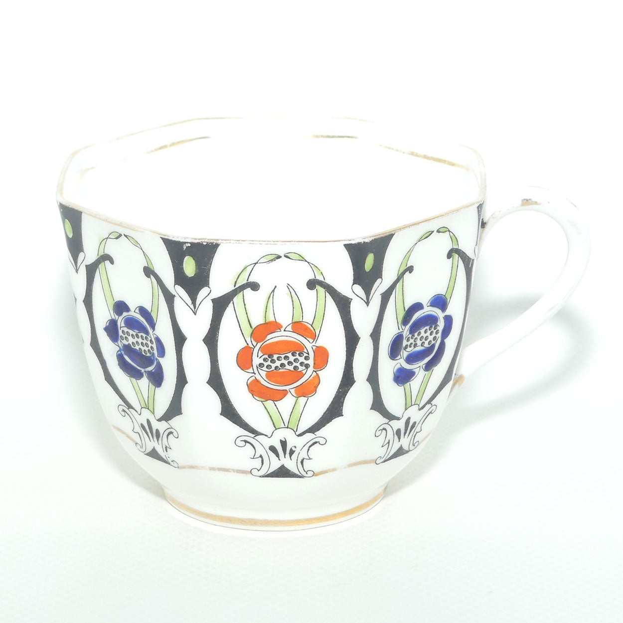 Delphine Bone China Rennie Rose | Art Deco trio
