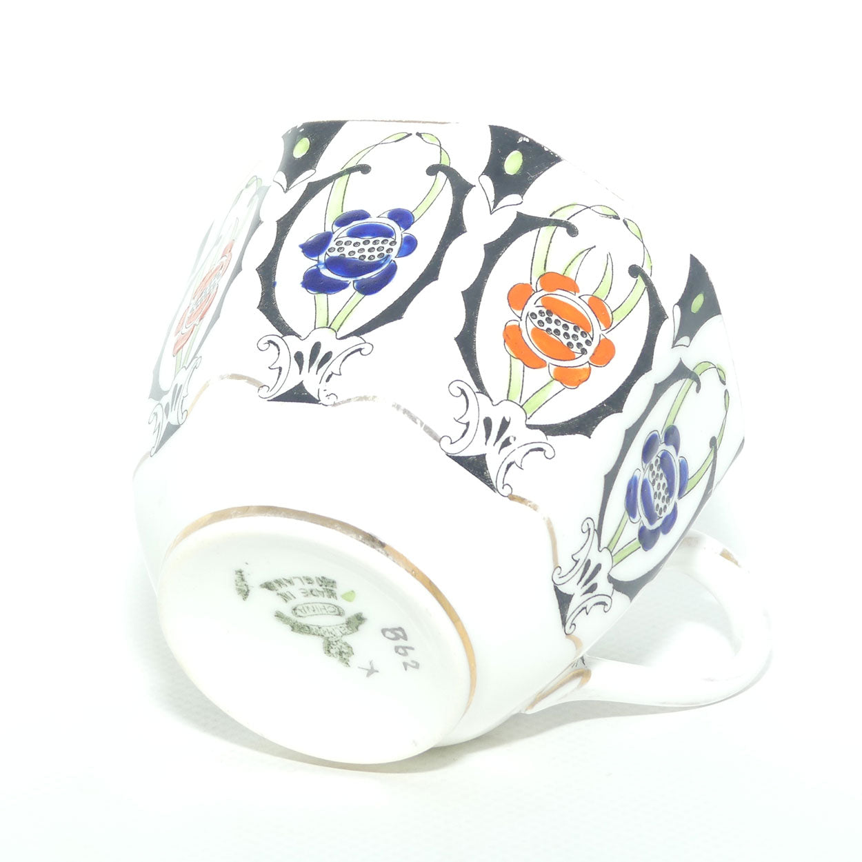 Delphine Bone China Rennie Rose | Art Deco trio