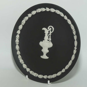 Wedgwood Jasper | White on Black | The America's Cup Defence 1986 - 1987 plate | Boxed