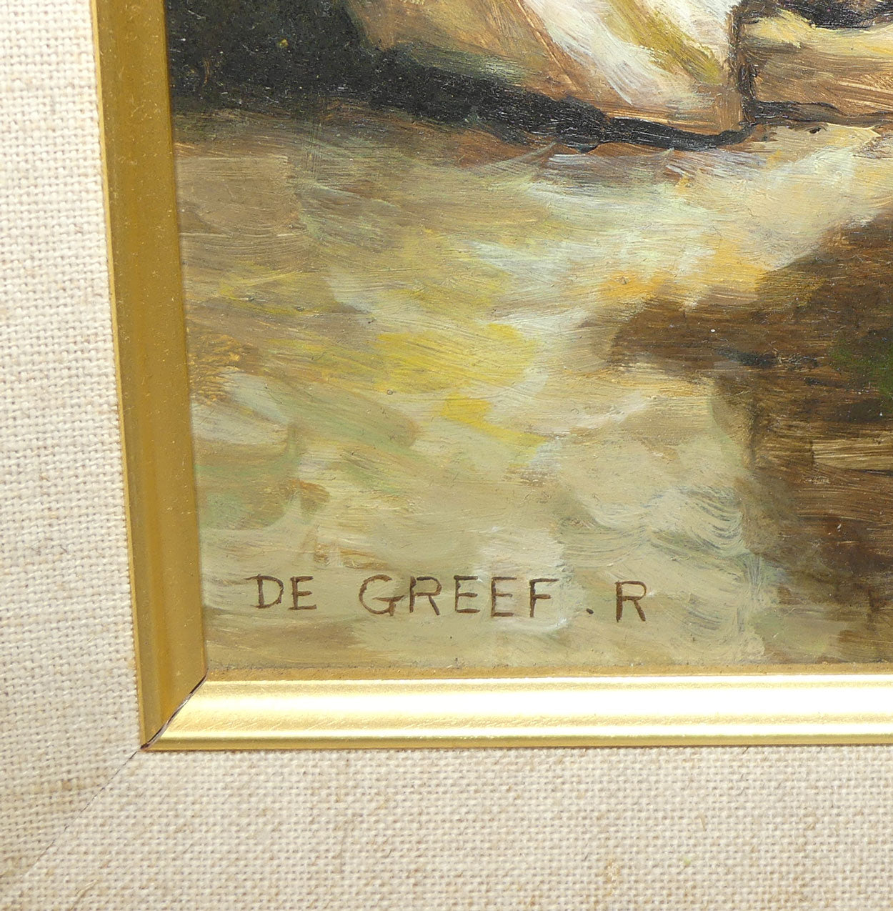 Oil Painting | Roger De Greef | Belgium | 19th Century Ladies