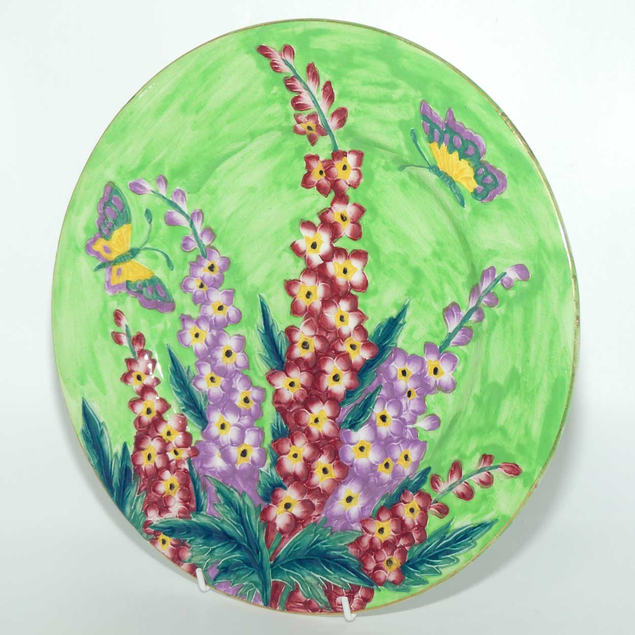 Maling plate Delphinium Green 6356