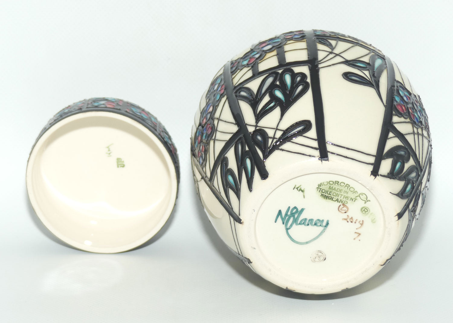 Moorcroft De Lune 769/6 Ginger Jar | NE #7