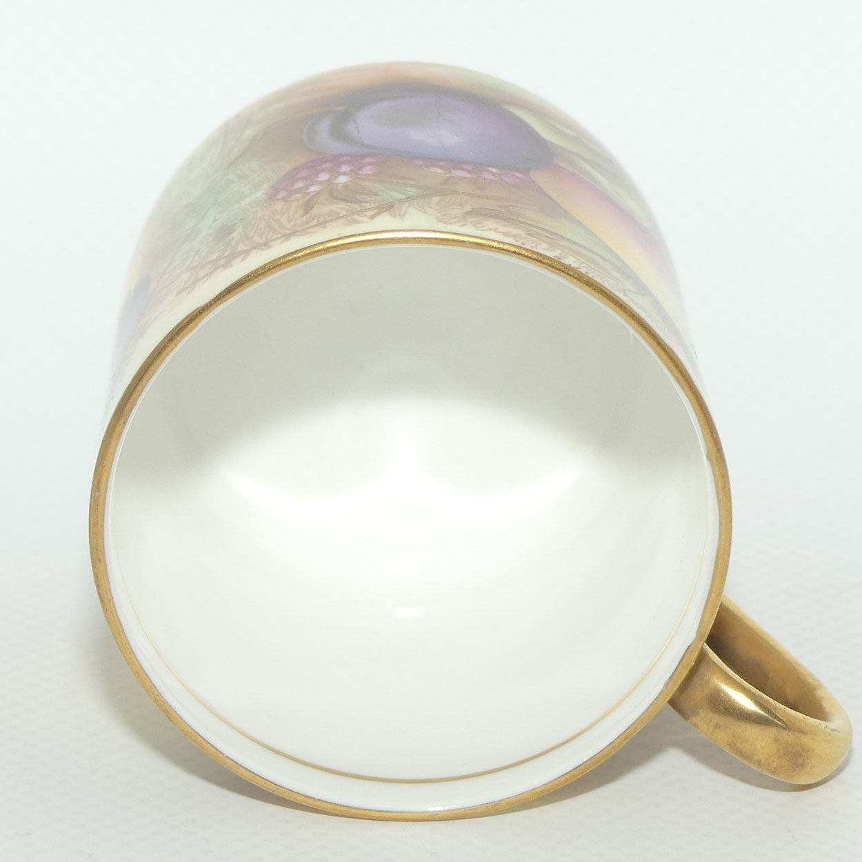 Aynsley Fruit Orchard Gold demi tasse coffee can #1 | D Jones & N Brunt