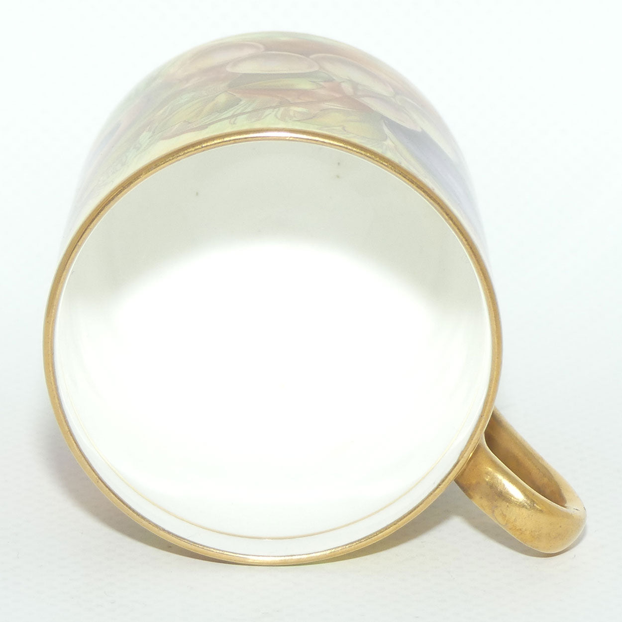 Aynsley Fruit Orchard Gold demi tasse coffee can | #3 | D Jones