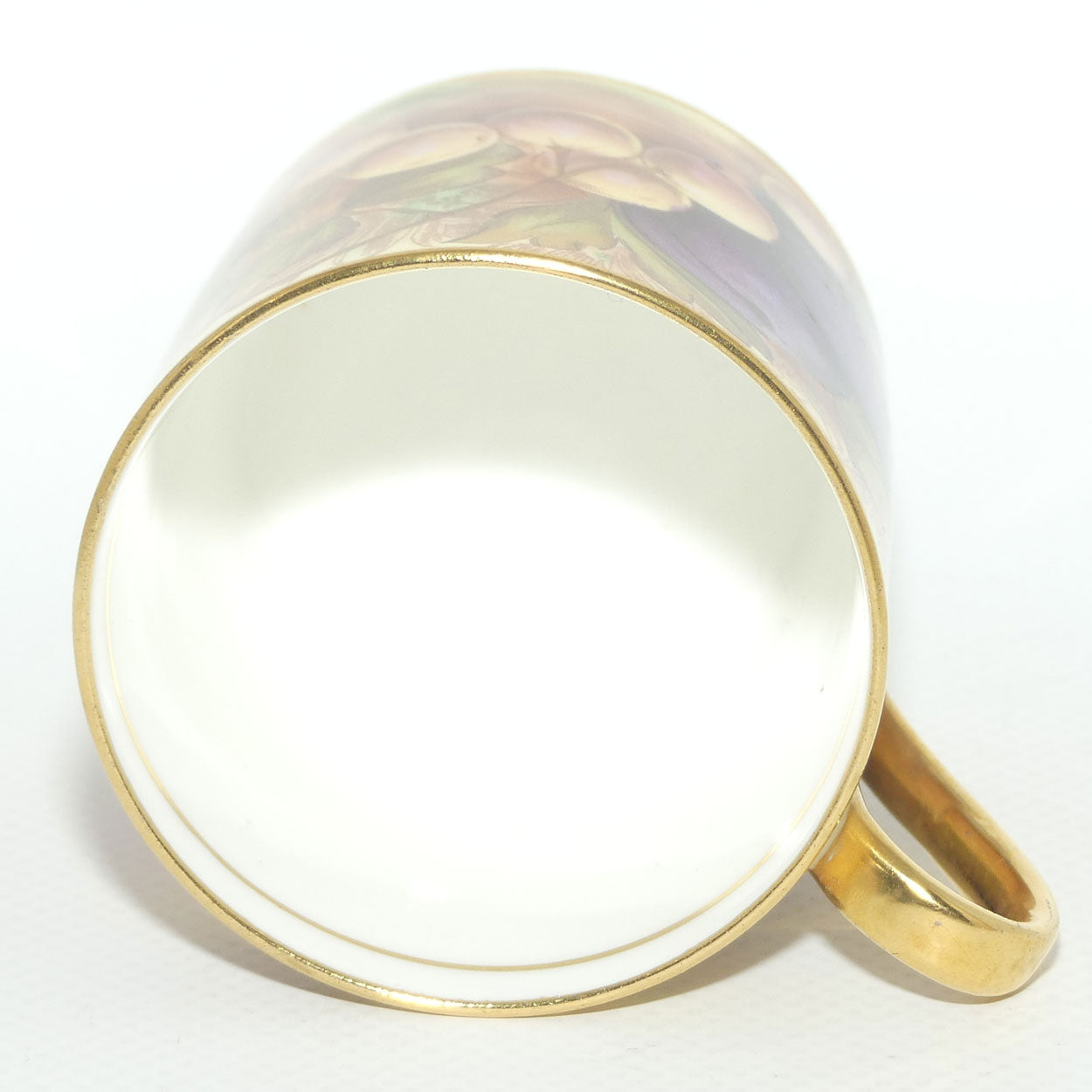 Aynsley Fruit Orchard Gold demi tasse coffee can | #5 | D Jones & N Brunt