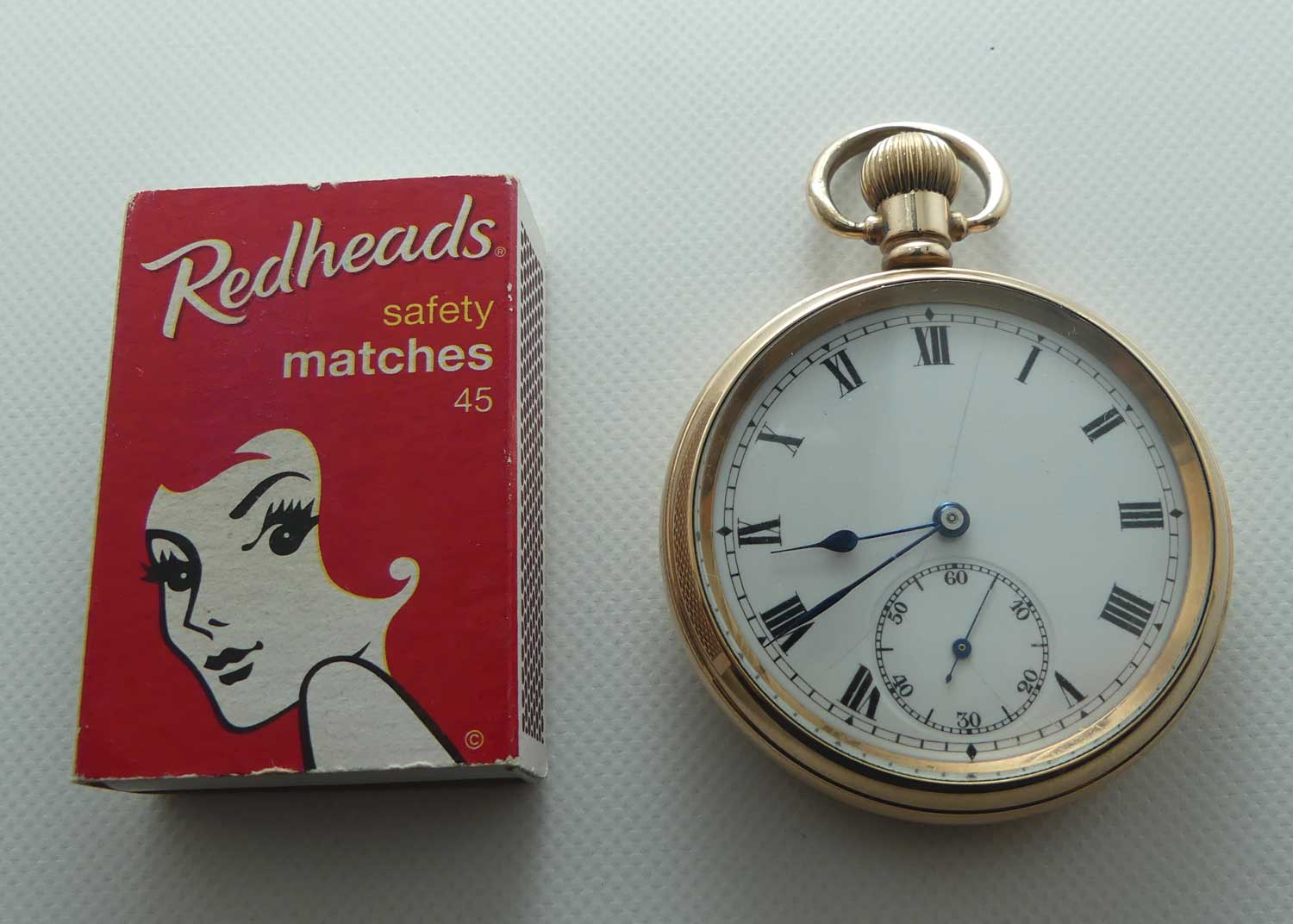 Antique Swiss Made 15 Jewels pocket watch | Moon Dennison Case