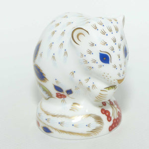 Royal Crown Derby paperweight | Derby Dormouse | signed