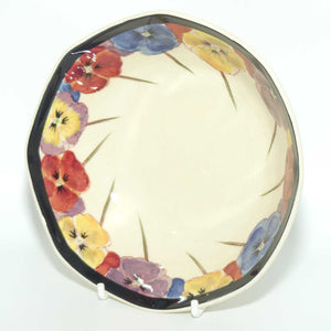 Royal Doulton Pansy with Black Border D4049 | soup bowl | 14.5cm 