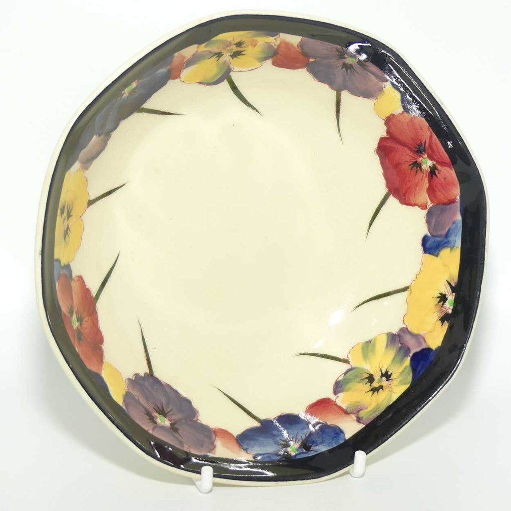 Royal Doulton Pansy with Black Border D4049 | soup bowl | 14.5cm | #3