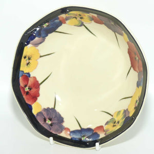 Royal Doulton Pansy with Black Border D4049 | soup bowl | 14.5cm | #3