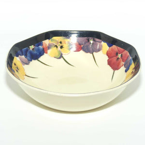 Royal Doulton Pansy with Black Border D4049 | soup bowl | 14.5cm | #3