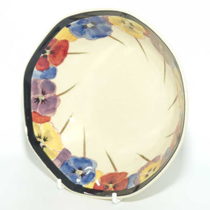 Royal Doulton Pansy with Black Border D4049 | soup bowl | 14.5cm 