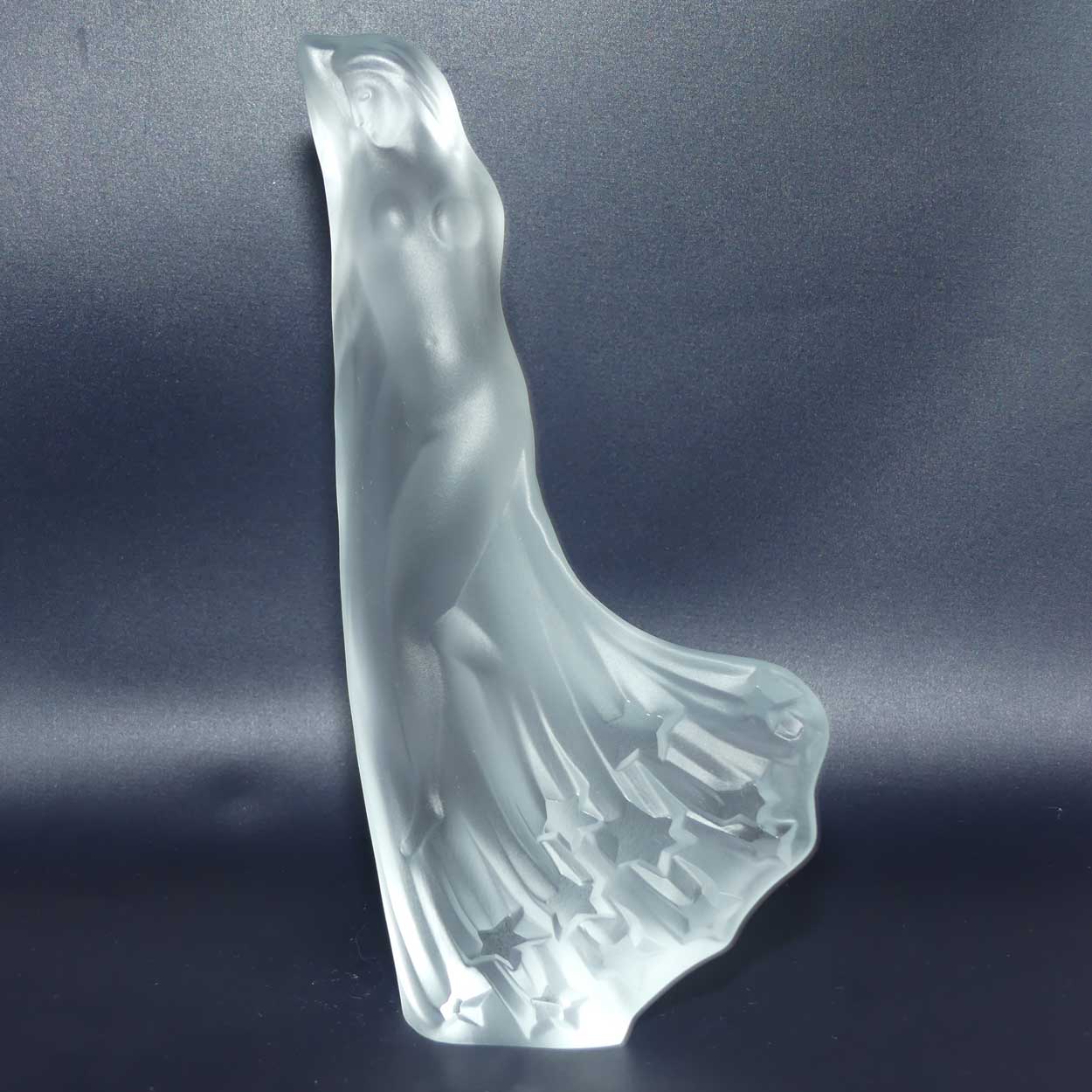 Vintage Desna Crystal Art Deco style figure with Stars in Dress