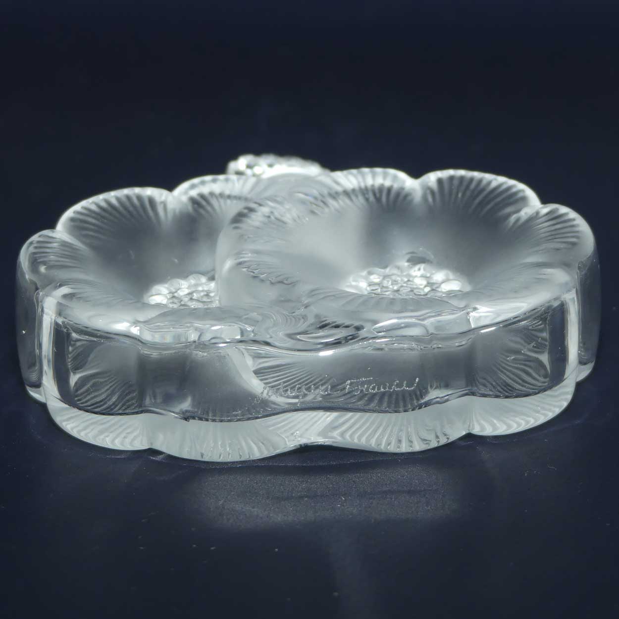 Lalique France Deux Fleurs perfume bottle