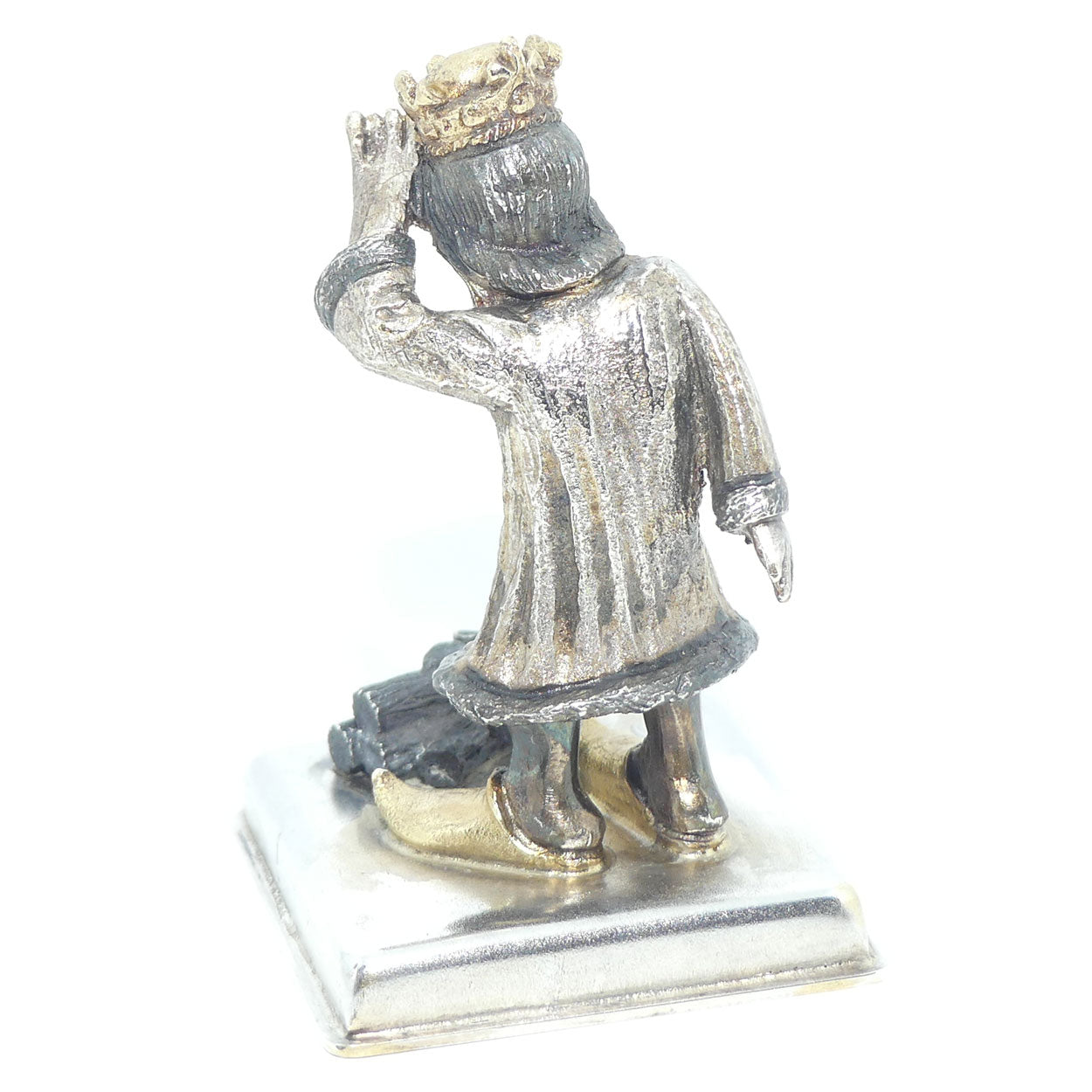 Sterling Silver Good King Wenceslas Christmas Carol Box | Stuart Devlin for Cartier | LE 75/500