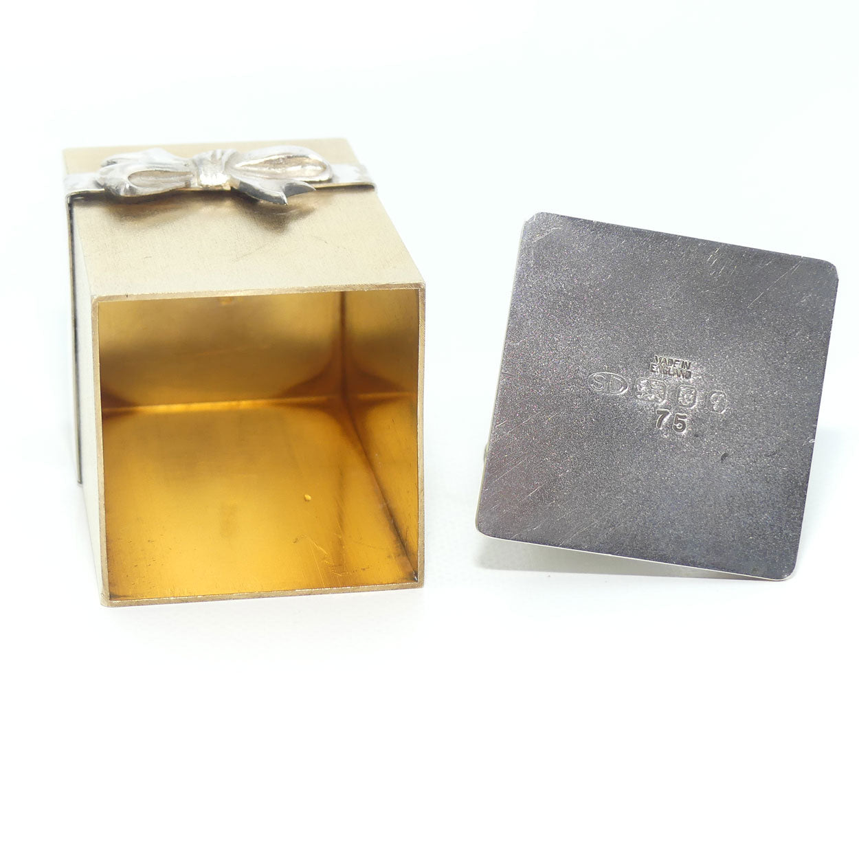 Sterling Silver Good King Wenceslas Christmas Carol Box | Stuart Devlin for Cartier | LE 75/500