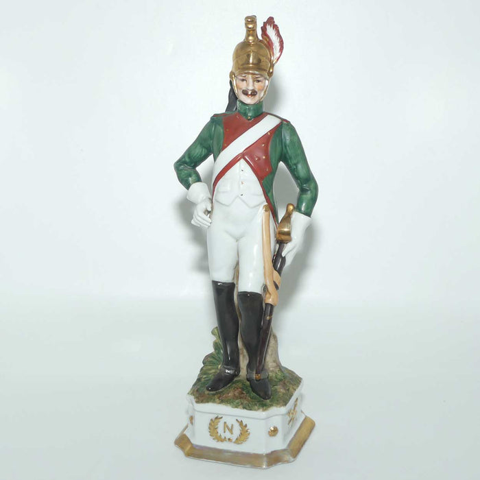 Capo DiMonte Napoleonic era Soldier | Brass Helmet and Sword at Side | 55/1260