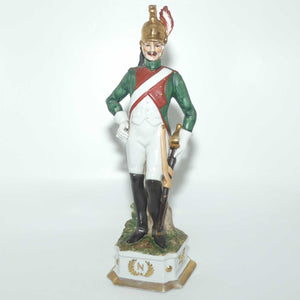 Capo DiMonte Napoleonic era Soldier | Brass Helmet and Sword at Side | 55/1260