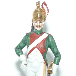 Capo DiMonte Napoleonic era Soldier | Brass Helmet and Sword at Side | 55/1260