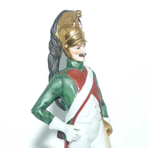 Capo DiMonte Napoleonic era Soldier | Brass Helmet and Sword at Side | 55/1260