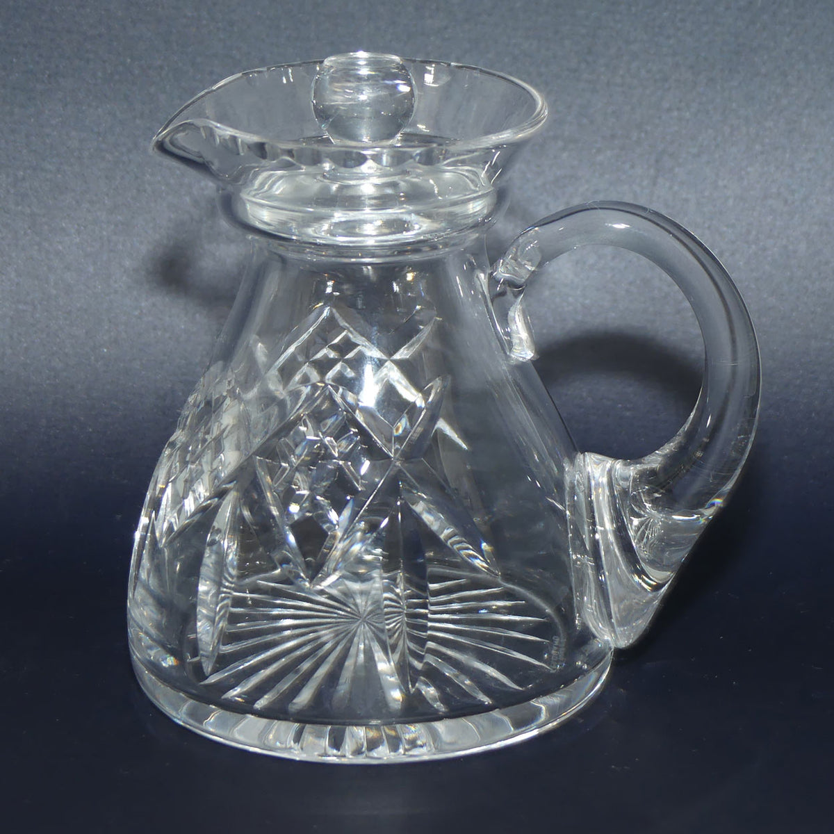 Stuart Crystal Diamond cut mint jug