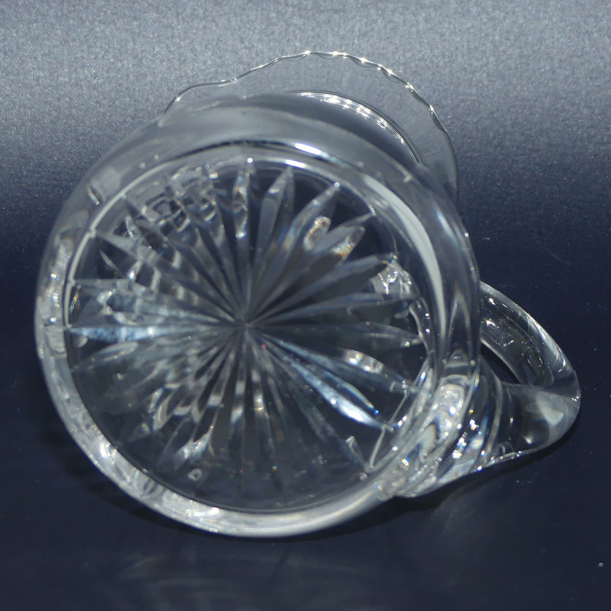 Stuart Crystal Diamond cut mint jug