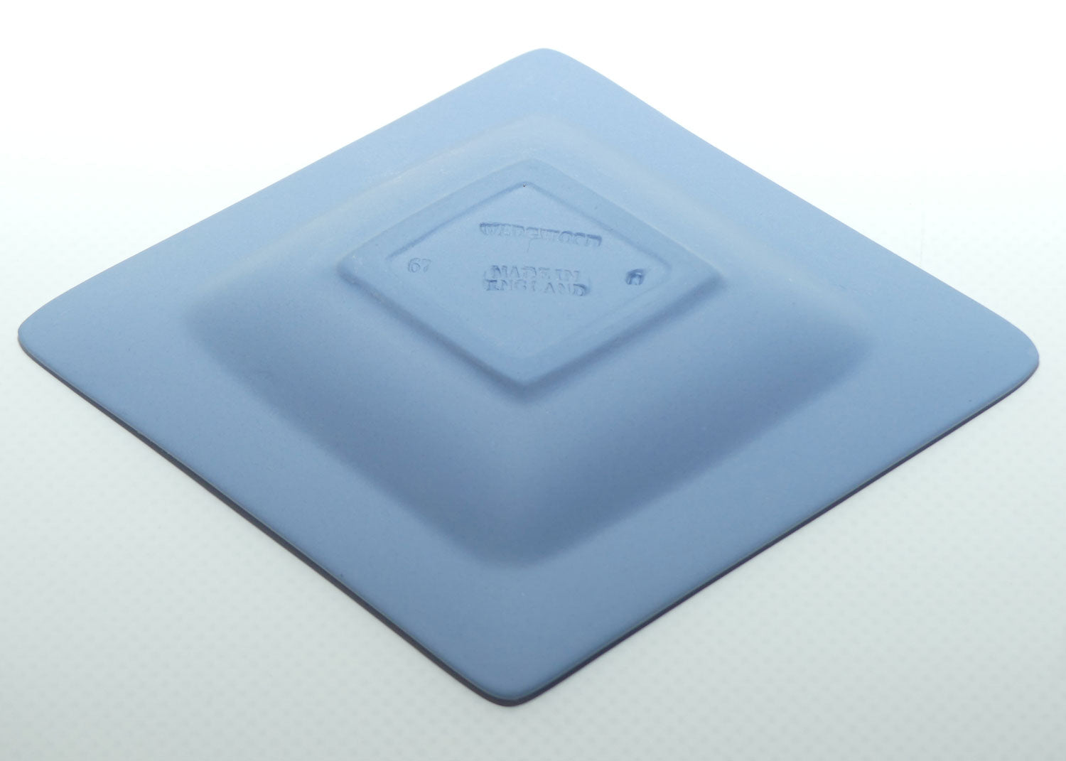 Wedgwood Jasper | White on Pale Blue | Diamond Shape Muse tray | no box | #1