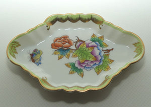 Herend Hungary Queen Victoria pattern | Diamond Shape Dish | #2