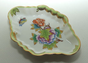 Herend Hungary Queen Victoria pattern | Diamond Shape Dish | #2