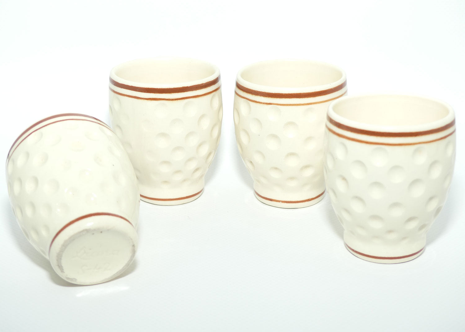 Diana Pottery Golfer | Golf Ball decanter and 4 cups