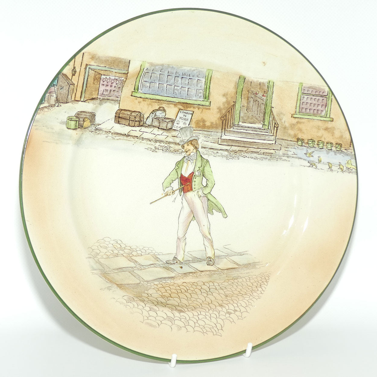 Royal Doulton Dickens Dick Swiveller rack plate D2973 | 26cm