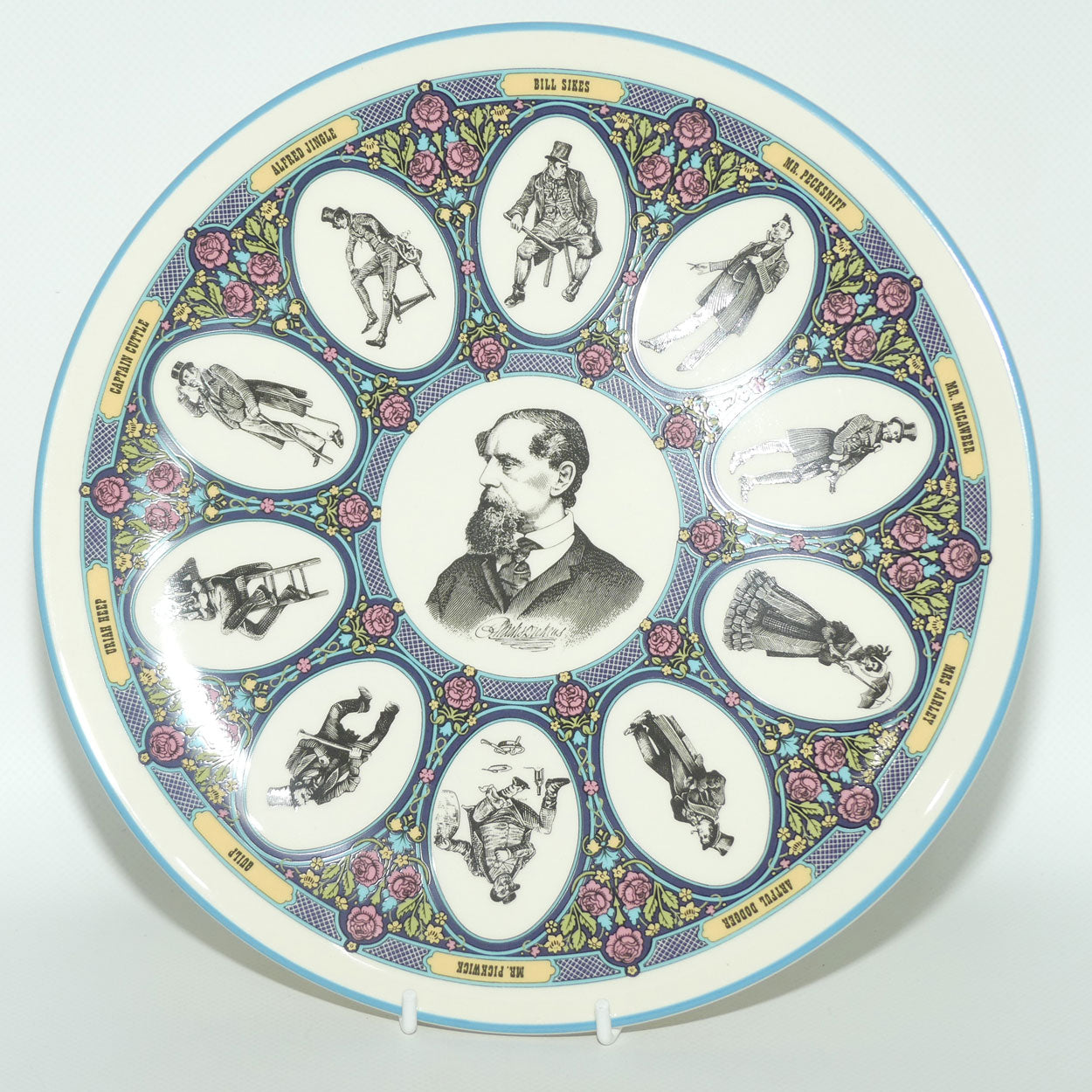 Wedgwood Etruria Charles Dickens | Dickens Characters plate