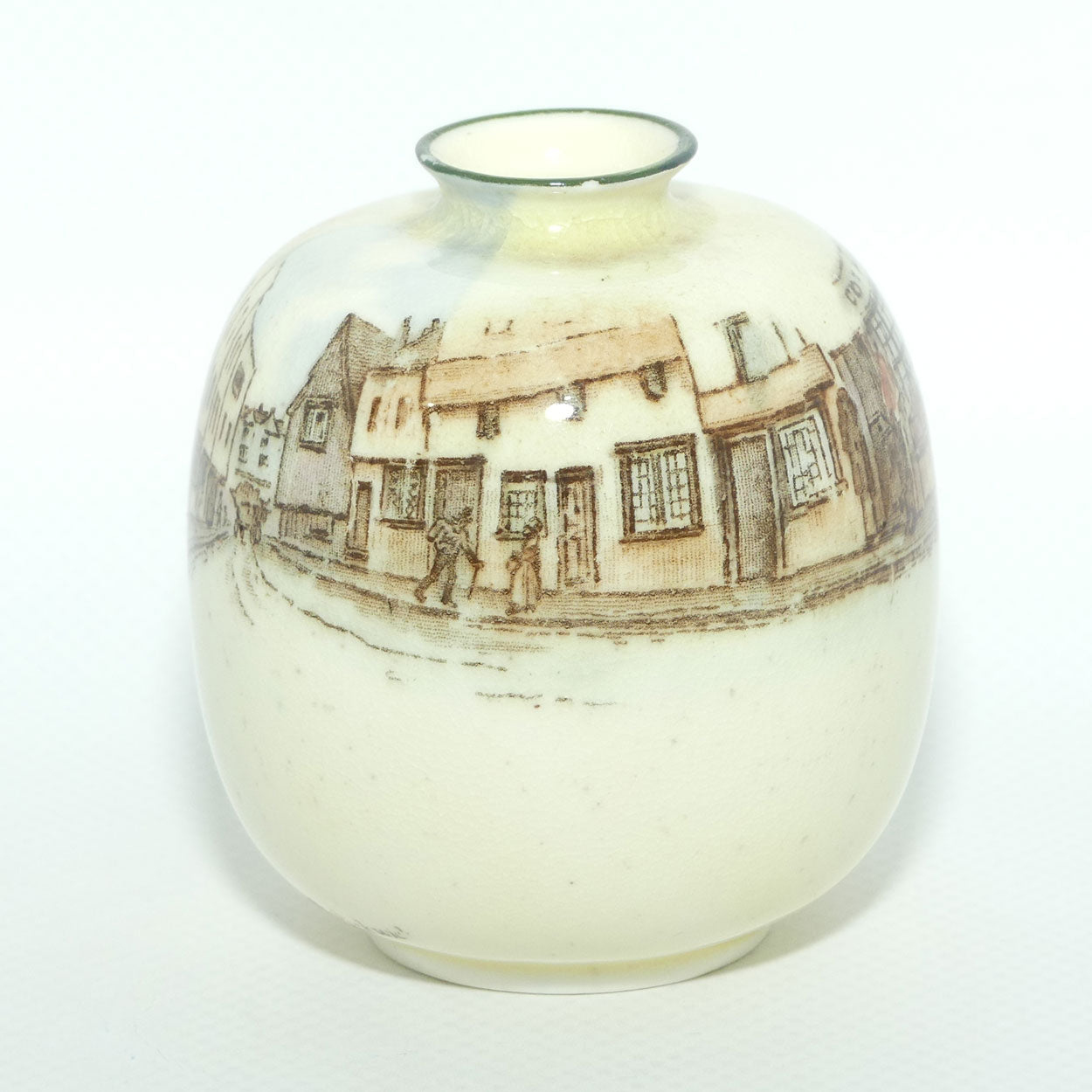 Royal Doulton Dickens miniature ball vase | Mr Pickwick