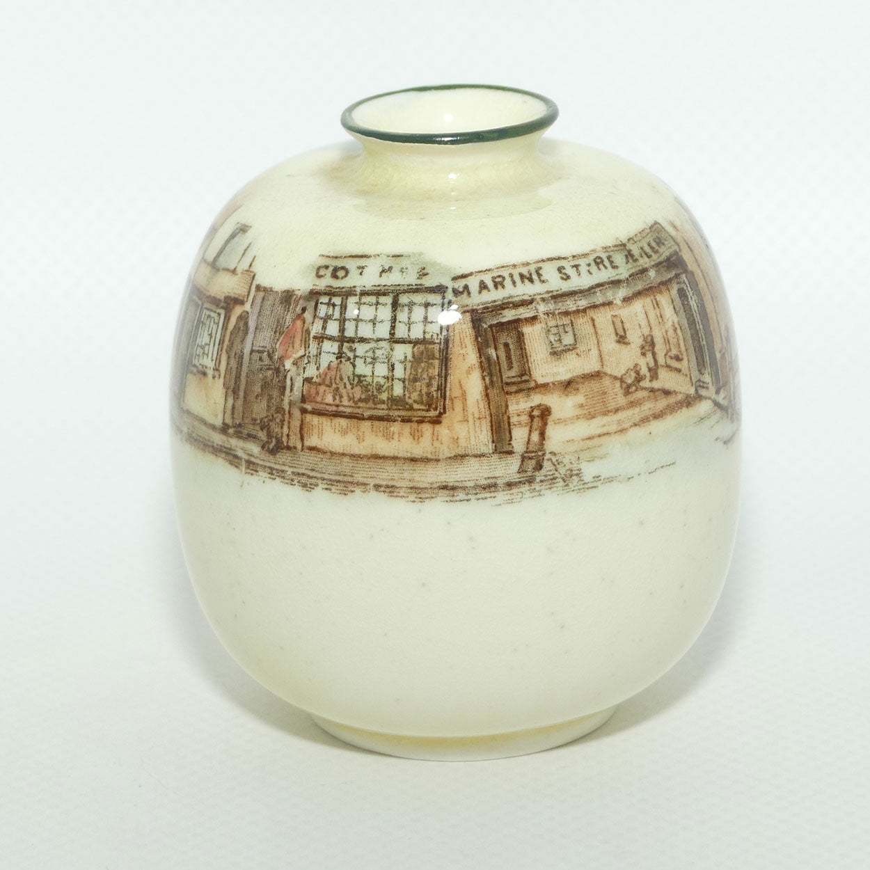 Royal Doulton Dickens miniature ball vase | Mr Pickwick