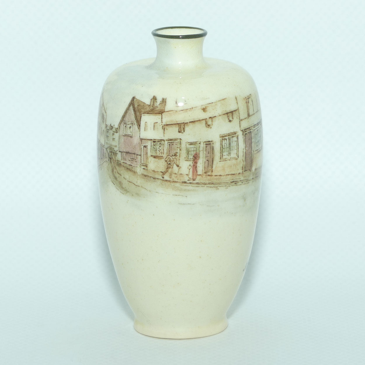 Royal Doulton Dickens miniature vase | Narrow Neck | Mr Pickwick | Noke