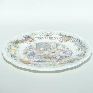 Royal Doulton Brambly Hedge Giftware | Sea Story Collection | Dining by the Sea plate | 20cm