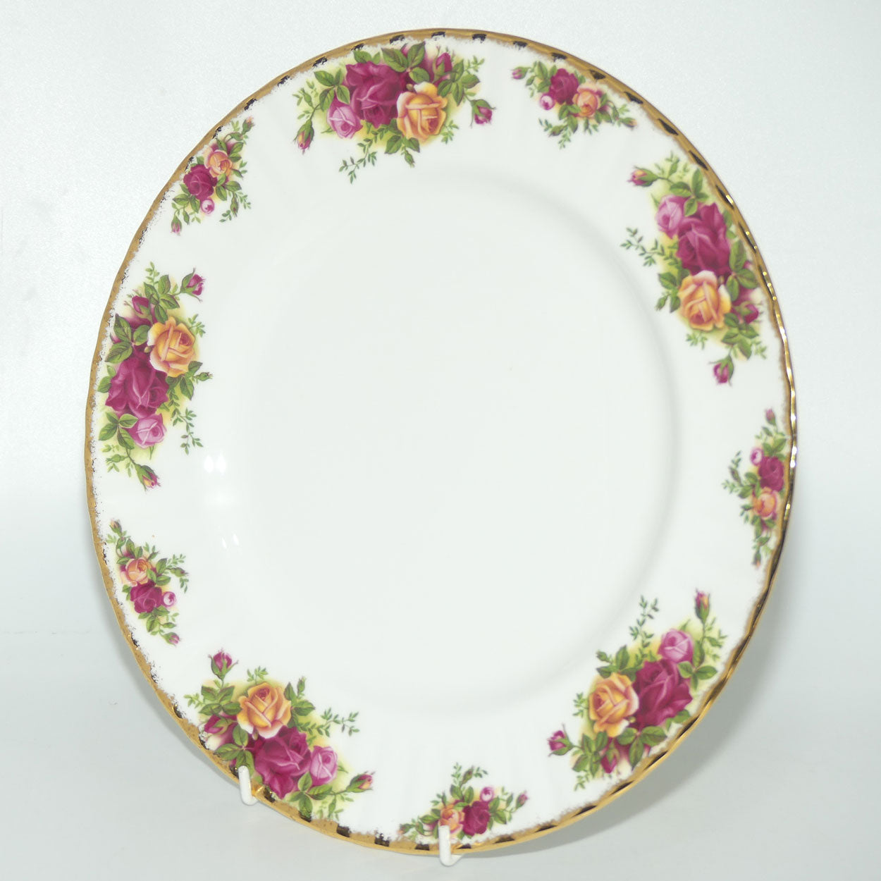 Royal Albert Bone China England Old Country Roses dinner plates | set of 6 | 26.5cm diam | © 1962 Royal Albert Ltd backstamp | #2