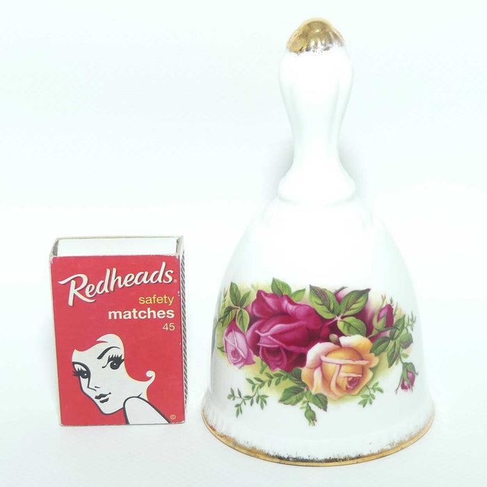 Royal Albert Bone China England Old Country Roses dinner bell | © 1962 Royal Albert Ltd backstamp